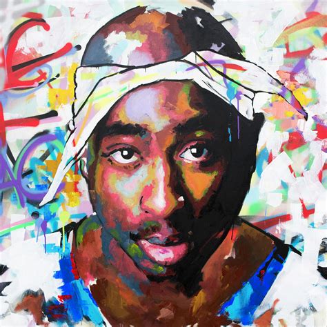 Tupac Shakur Pac Original Painting Campestre Al Gov Br