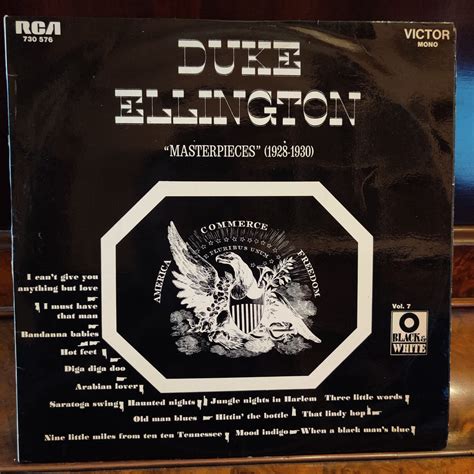 Duke Ellington Masterpieces 1928 1930 Used Vinyl Vg Trc The