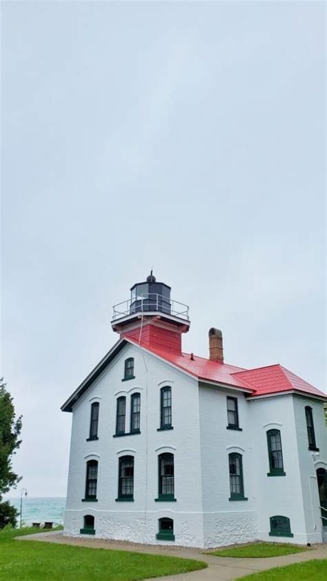 Grand Traverse Lighthouse near Traverse City Michigan (views!) Leelanau ...