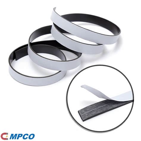 Strong Neodymium Flexible Magnetic Tape Adhesive Backed Mpco Magnets