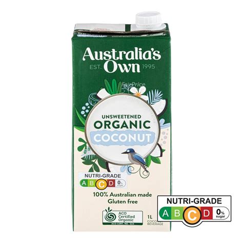 Australias Own Organic Coconut Milk Unsweetened Ntuc Fairprice