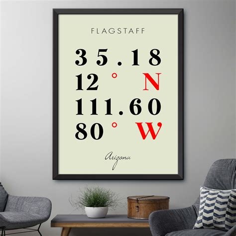 Flagstaff Coordinate Map – Dormfuly