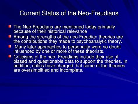 Ppt The Psychology Of The Person Chapter 5 Neo Freudians Powerpoint