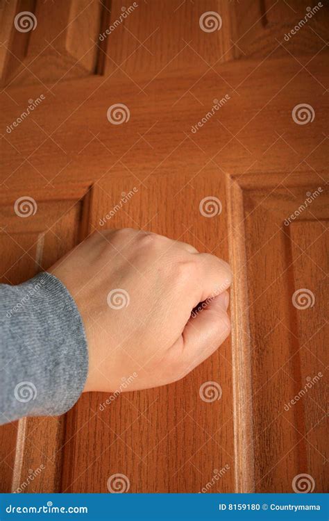 knocking stock photo image   christianity hope