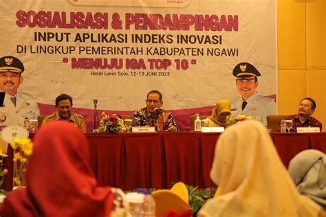 Bappeda Ngawi Gelar Sosialisasi Dan Pendampingan Input Aplikasi Indeks