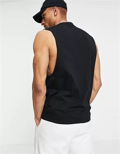 Redbat Unisex Black Vest Top Small Wide Arm Holes Ebay