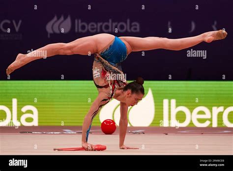 Spain S Polina Berezina Competes In The Individual All Around Final Of