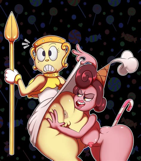 Rule 34 Ass Asshole Baroness Von Bon Bon Big Breasts Caronin98 Cuphead Game Female Legendary