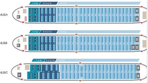 深圳航空320座位分布图