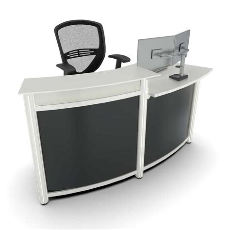 ADA Compliant Reception Desks - TinyArc Small Reception Desk