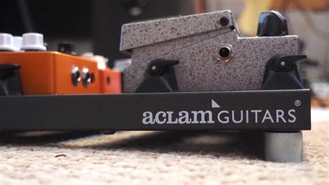 Aclam Smart Track Pedalboard With Fast Fasteners Pedal Of The Day