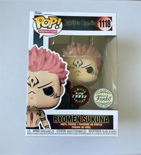 FUNKO POP Jujutsu Kaisen Ryomen Sukuna 1118 Spécial Édition Glow