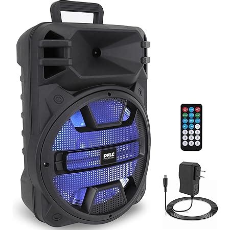 Amazon Pyle Portable Bluetooth Pa Speaker System W