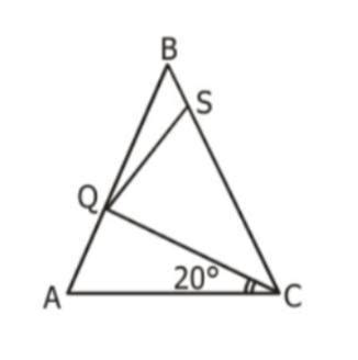En La Figura Mostrada Ab Bc Y El Tri Ngulo Qsc Es Equil Tero