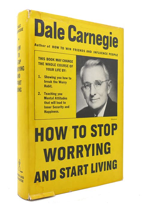 How To Stop Worrying And Start Living By Dale Carnegie Hardcover 1951