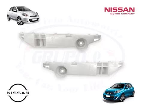 Par Guias Facia Trasera March 2012 Al 2019 Orginales Nissan