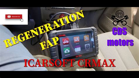 Régénération FAP avec la valise Icarsoft CRmax YouTube