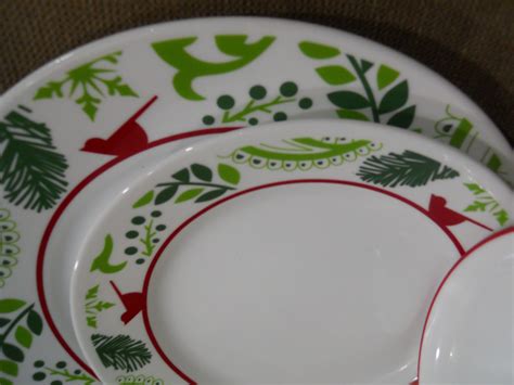 ️ 16-pc Corelle BIRDS and BOUGHS Dinnerware Set *CHRISTMAS + 2014 Hol ...