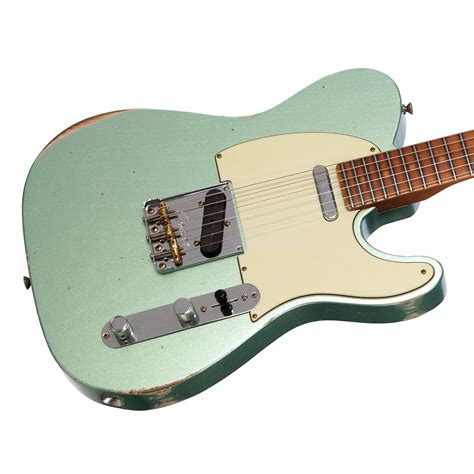 Fender Custom Shop MVP Telecaster Relic - Mystic Surf Green w/ Roasted