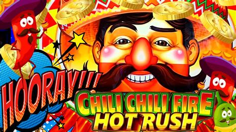 Hooray Chili Chili Fire Hot Rush Red Green Fever Slot Machine