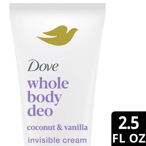 Dove Whole Body Deo Cream Coconut And Vanilla Shop Deodorant And Antiperspirant At H E B