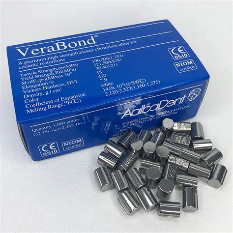 Verabond 400g Dental Material Nickel Chromium With Beryllium Alloy Nicr