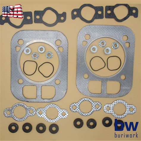 2 Pack Head Gasket Kit Fit Kohler CH25 CH730 CH740 CV25 25HP 24 841 04