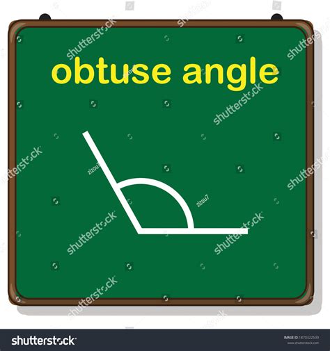 Types Angles Obtuse Angle Stock Vector (Royalty Free) 1870322539 ...