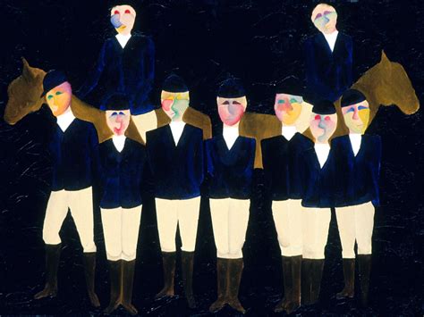 Lucille Pack - Blue velvet. You never saw a more stately group of men