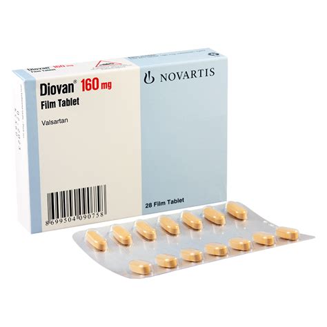 Diovan Valsartan 160mg Tab 28s Trafalgar Gate Pharma