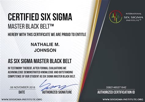 What Is Usd 149 Certified Six Sigma Master Black Belt Cssmbb