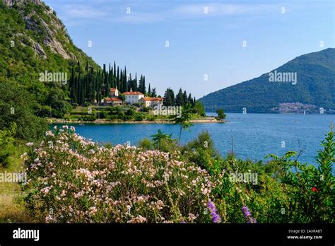 Monastery Banja At Risan Bay Of Kotor Montenegro Stock Photo Alamy