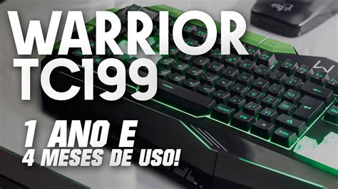 Teclado Gamer Warrior Tc199 1 Ano E 4 Meses De Uso Valeu A Pena