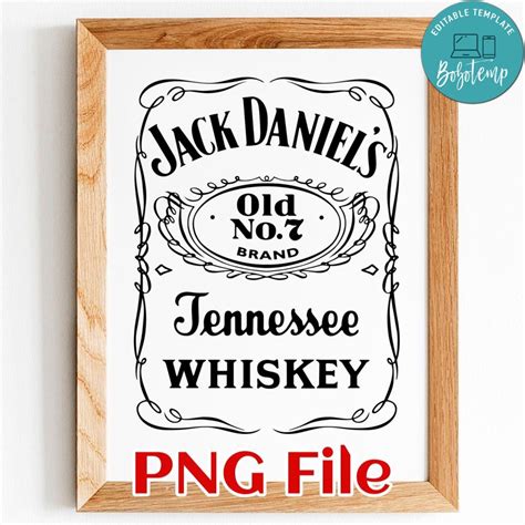 Jack Daniels Label Template – PARAHYENA