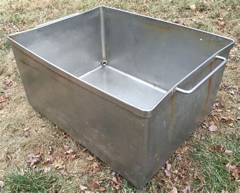 Very Heavy Duty Gauge Stainless Steel Meat Butcher Transport Vat Tub