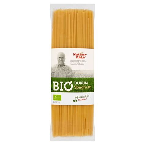 Makarony Polskie BIO Makaron Durum Spaghetti 400 G Zakupy Online Z