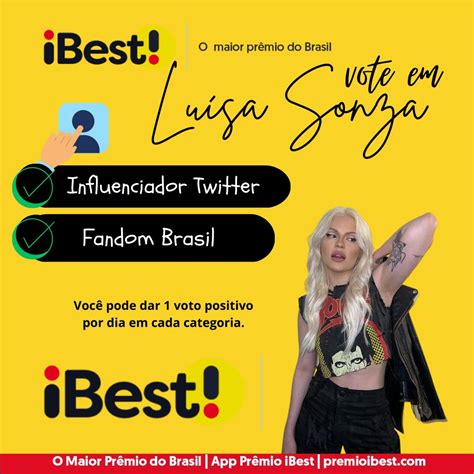 Acesso Sonzers On Twitter Lu Sa Est Indicada Em V Rias Categorias Do