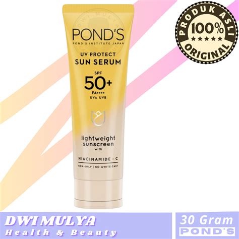 Pond s UV Protect Sun Serum SPF 50 PA 輕盈防曬霜 30g 蝦皮購物