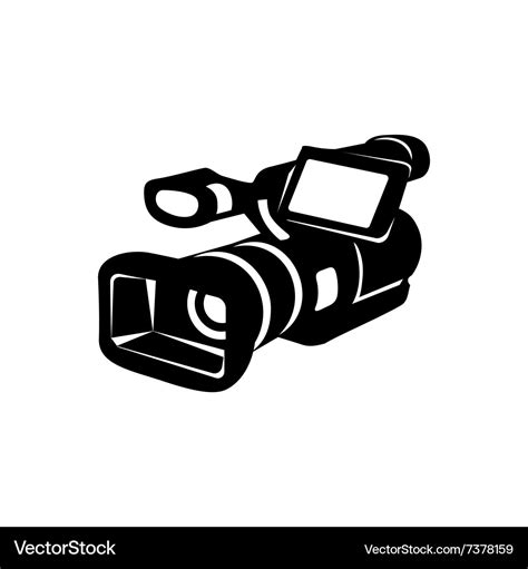 Camcorder Simple Icon Royalty Free Vector Image