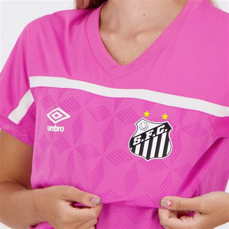 Umbro Santos 2020 Pink October Women Jersey FutFanatics