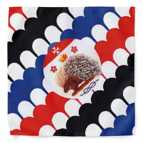 Contrada Sovrana Dell Istrice Porcupine Palio Bandana Zazzle