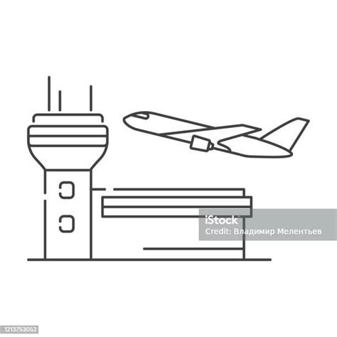 공항 및 비행기 아이콘입니다 공항에 대한 스톡 벡터 아트 및 기타 이미지 공항 관광 날기 Istock