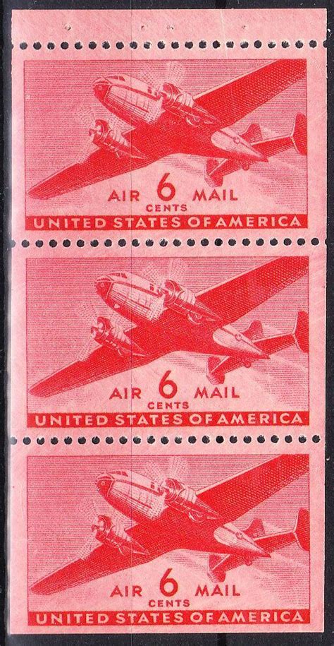 MOstamps US Scott C25a XF Mint OG NH Booklet Pane Lot HS C563