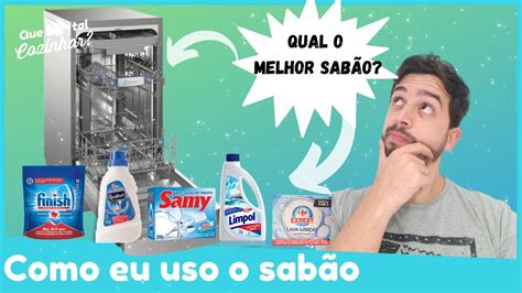 QUAL O MELHOR sabão para máquina de LAVA LOUÇAS Avaliei 5 marcas