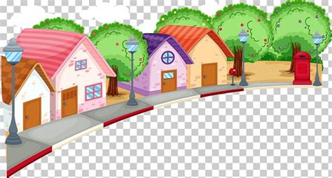 Neighbourhood Cartoon Stock Illustration Illustration PNG, Clipart ...