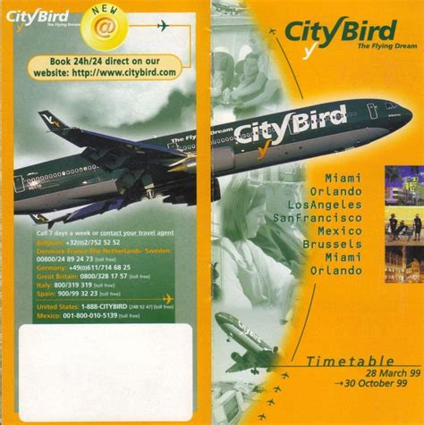 Airline memorabilia: Citybird (1999)