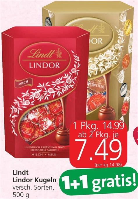 Lindt Lindor Kugeln 500 G Angebot Bei Spar