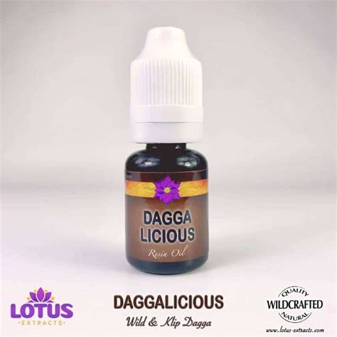 DAGGALICIOUS (Wild & Klip Dagga) Resin Oil - Lotus Extracts