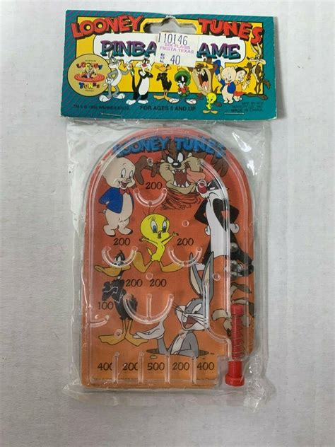 Looney Tunes Wile E Coyote Taz Bugs Mini Pinball Game New In