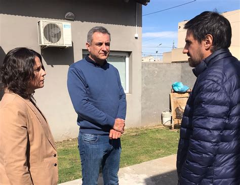 Sebastián Matrella con Vergel en el Polo Sanitario Tandil En Linea